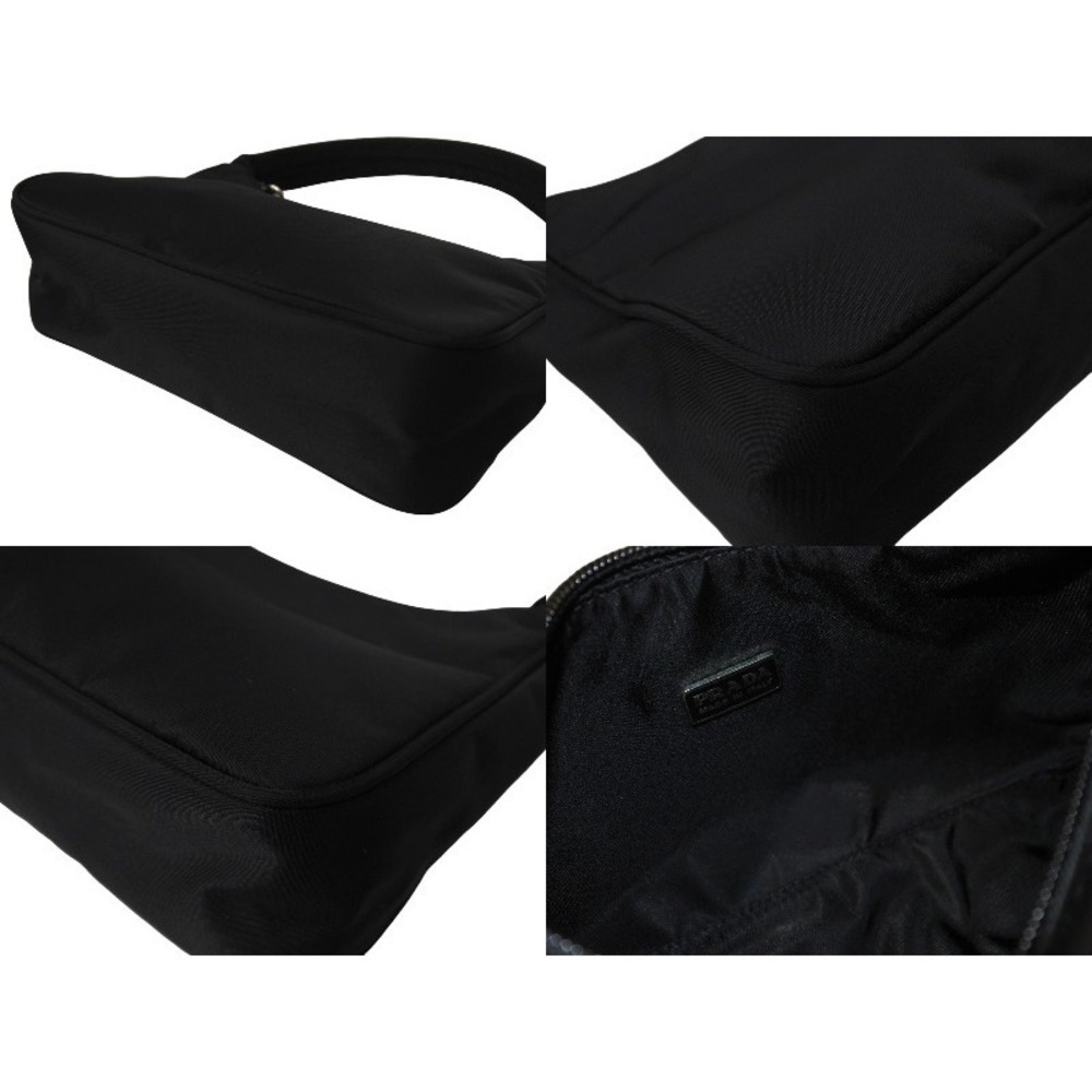 Prada Hobo handbag One Shoulder Hobo bag triangle logo black - Picture 9 of 10